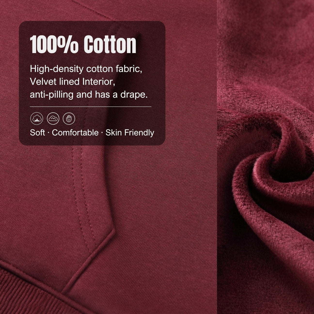 Hoodie 340g (Velvet Lining)