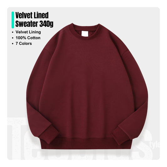 Sweatshirt 340g - Velvet Lined
