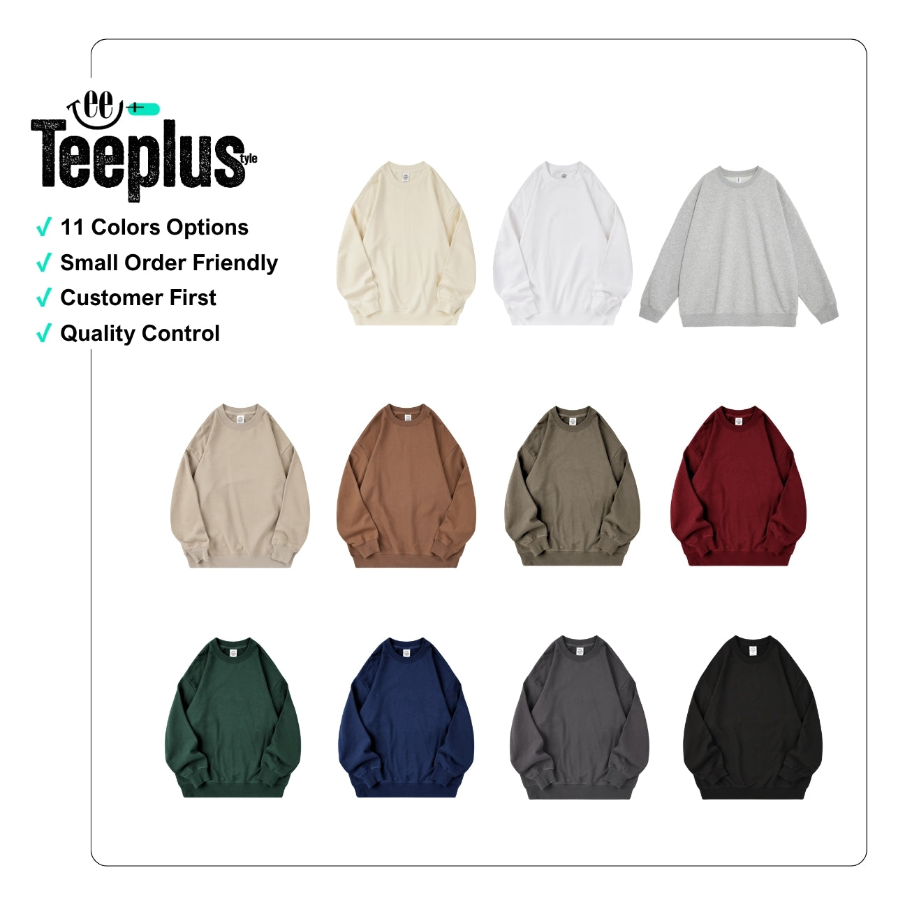 Sweatshirt 350g, Pure Cotton