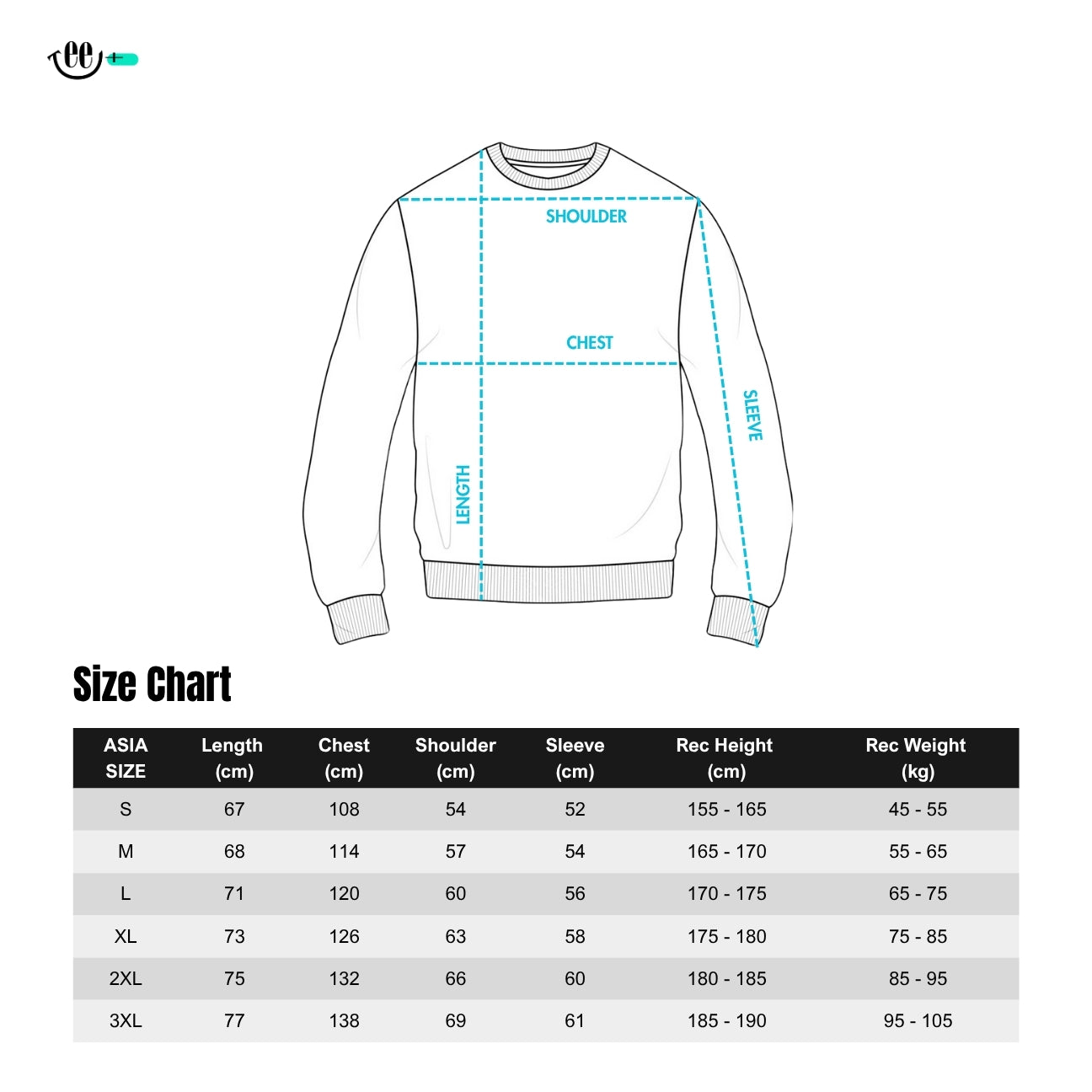Sweatshirt 350g, Pure Cotton