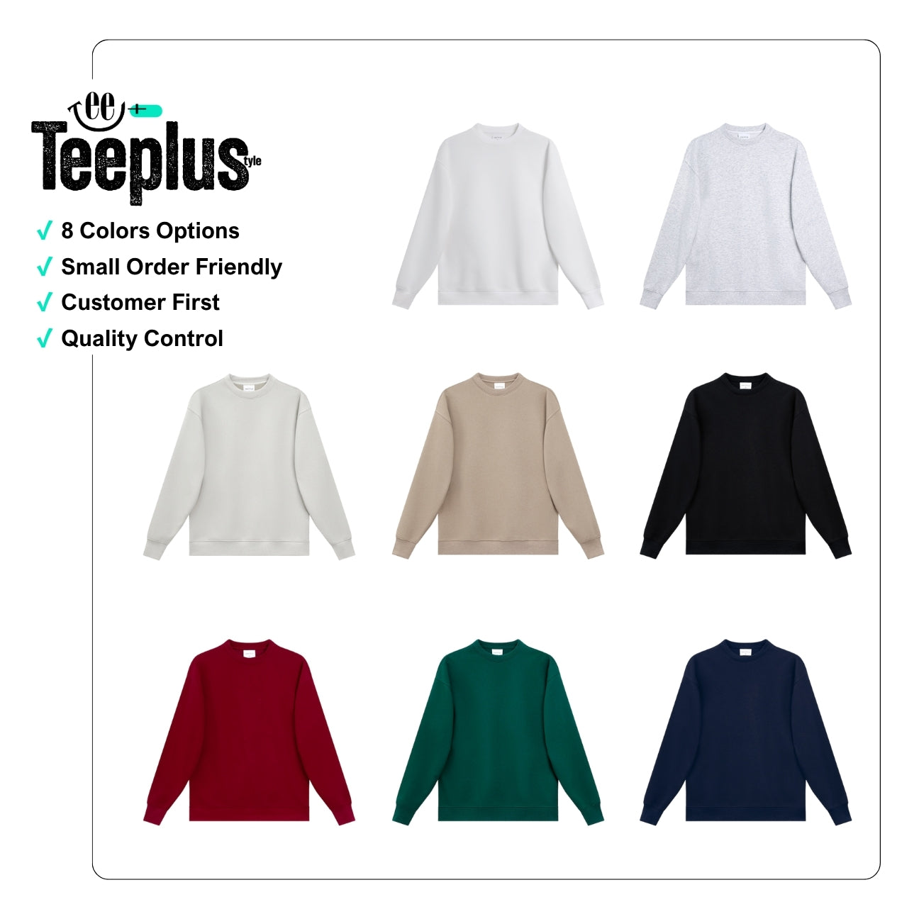 Sweatshirt 380g - Oversized and Drop Shoulder