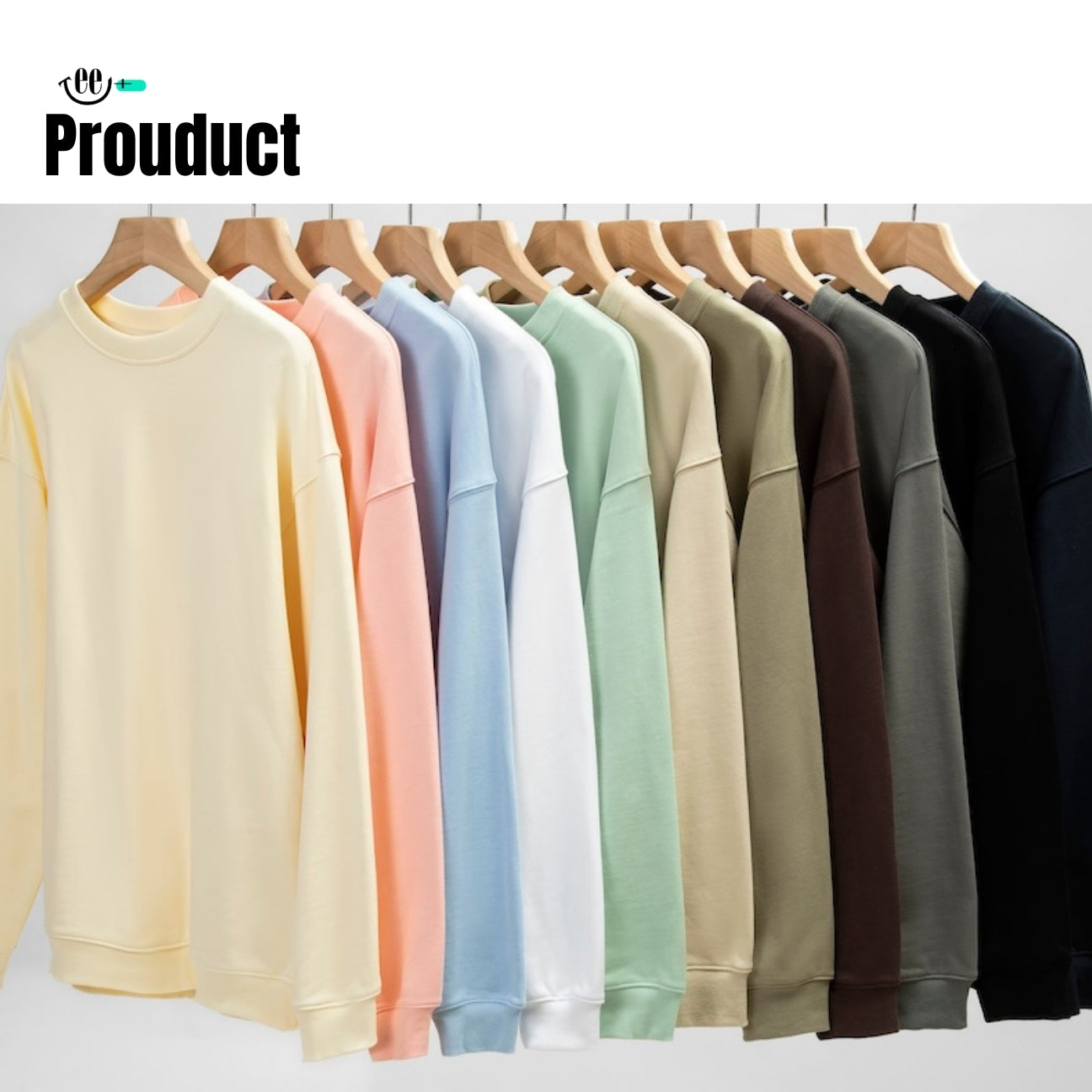 Sweatshirt 380g - Pastel Colors