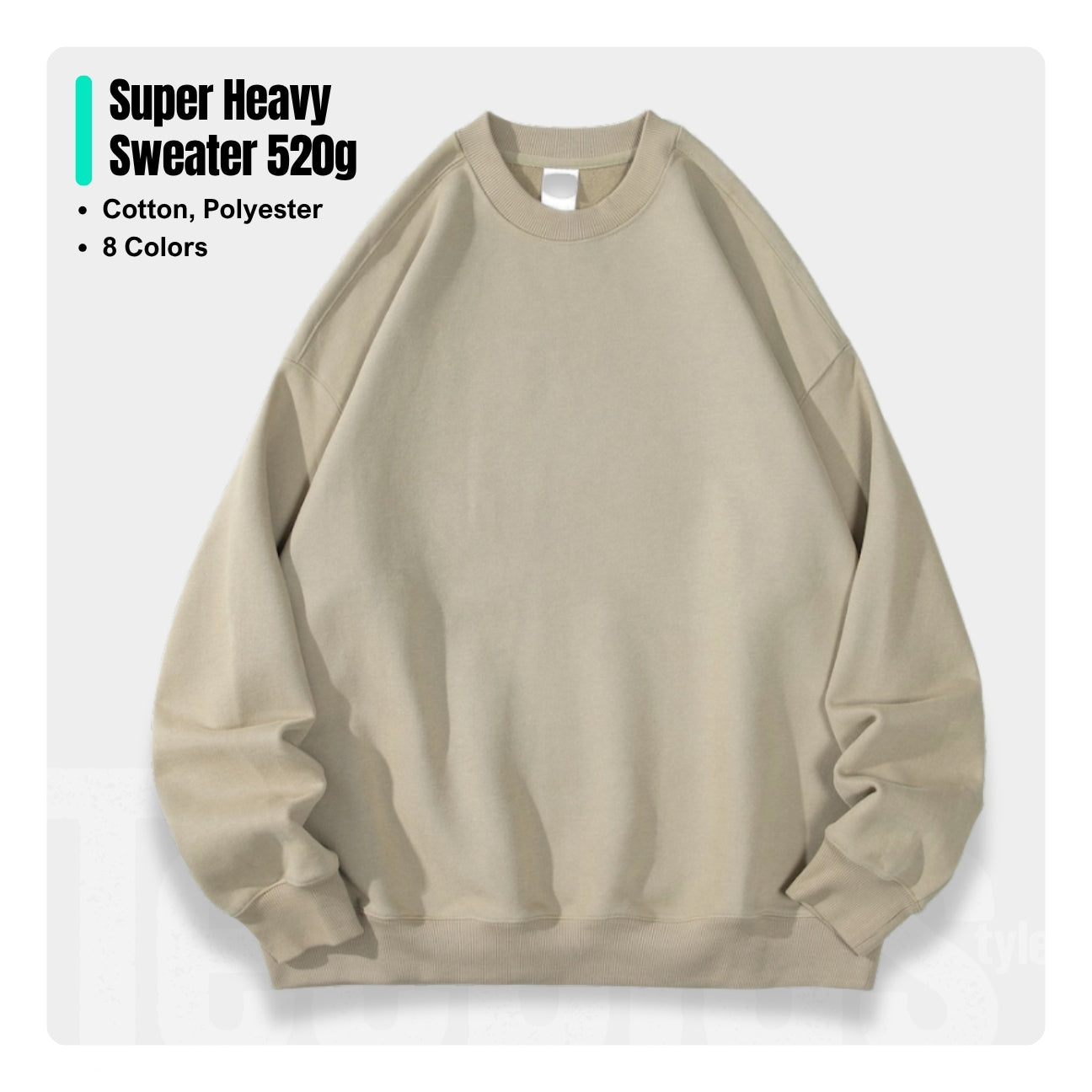 Sweatshirt 520g - Super Heavy