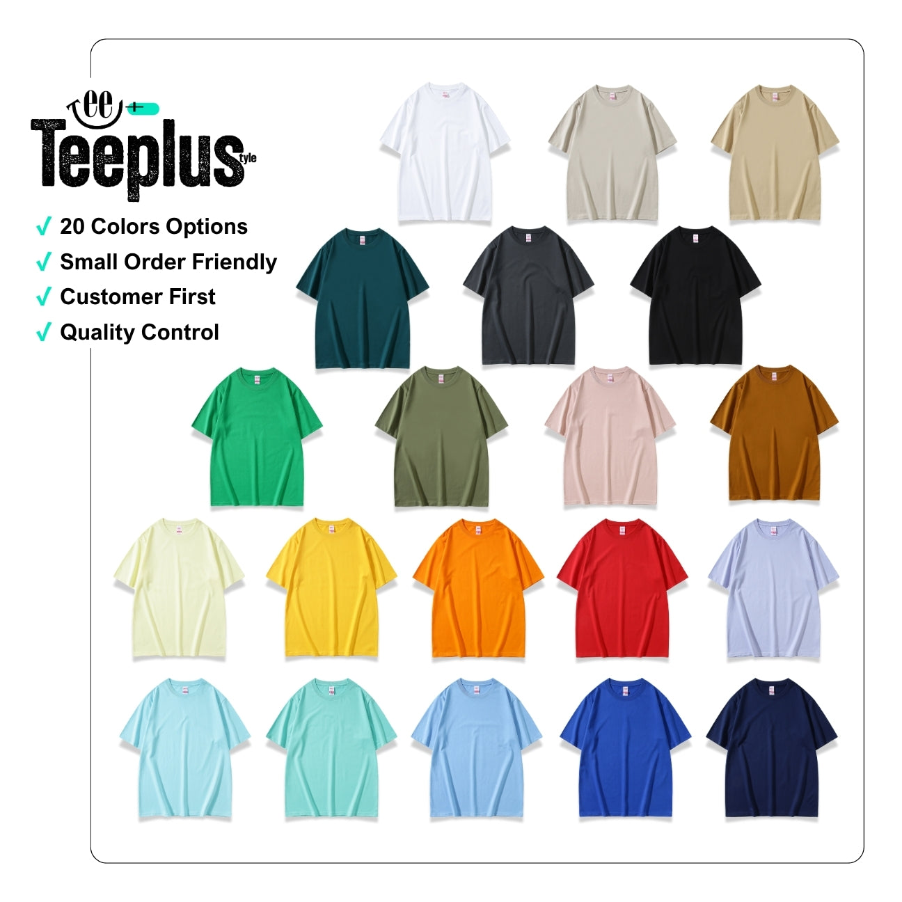Smooth Cotton T-Shirt (220g)