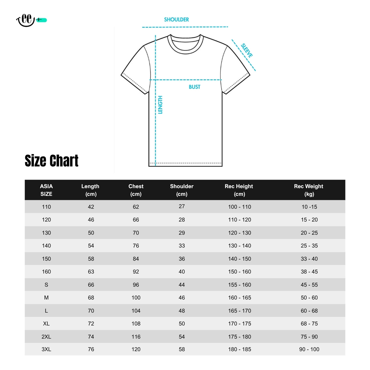 Smooth Cotton T-Shirt (220g)