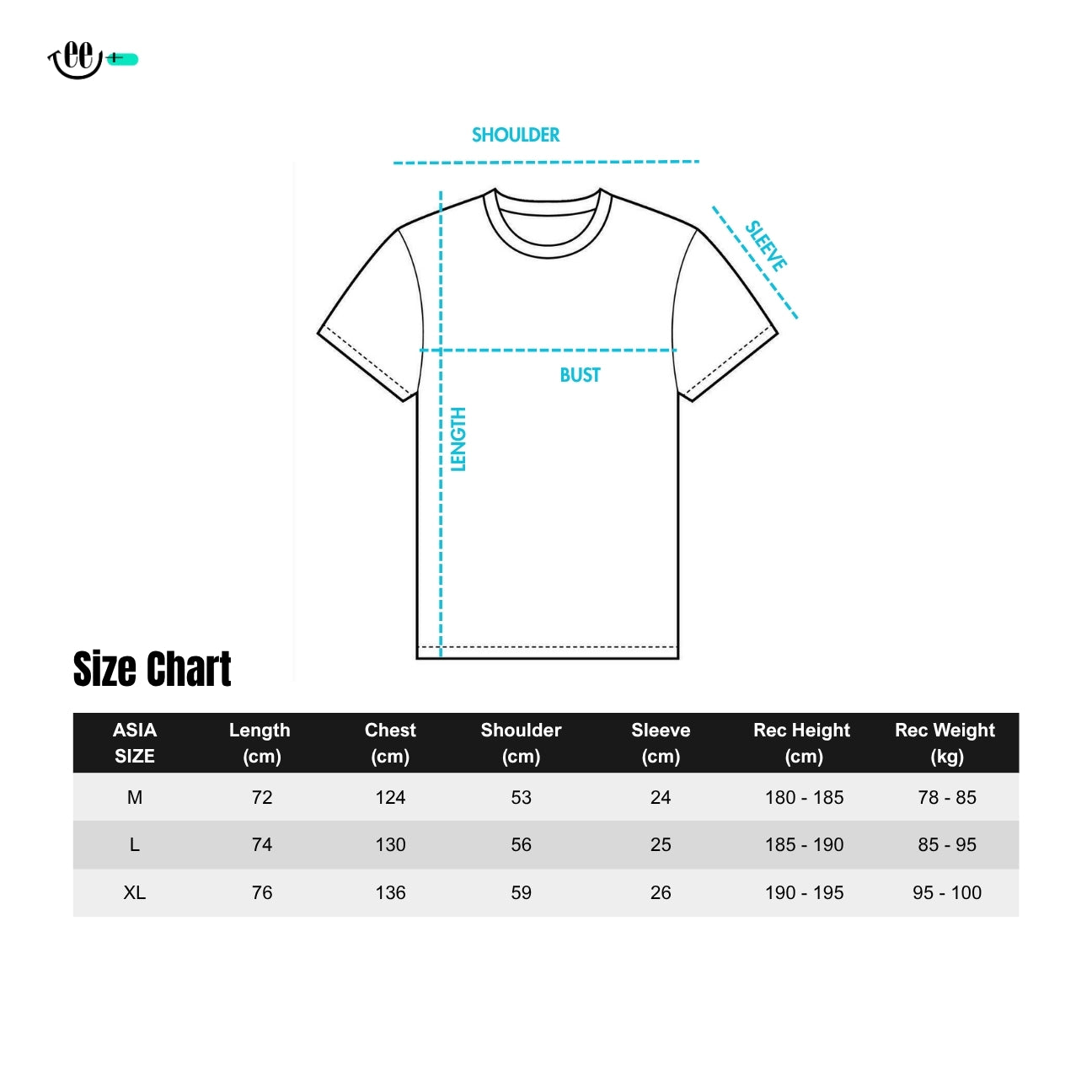 T-Shirt 300g (Color Oversized)