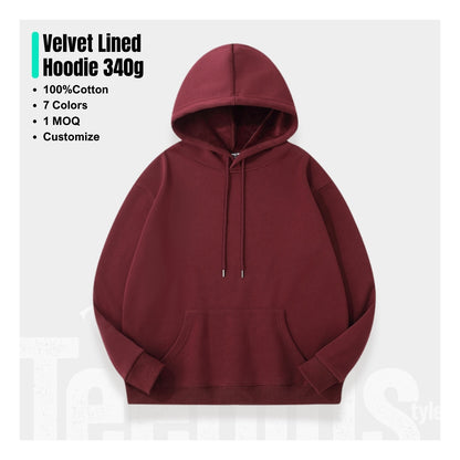 Hoodie 340g (Velvet Lining)