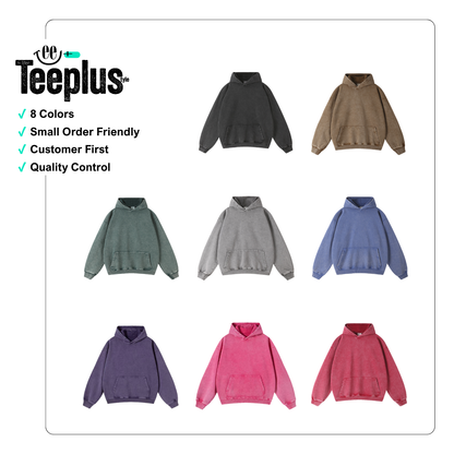 Hoodie 450g - Wax Dyed and Washed