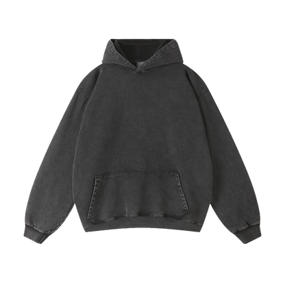 Hoodie 450g - Wax Dyed and Washed