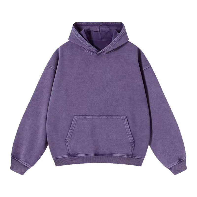 Hoodie 450g - Wax Dyed and Washed