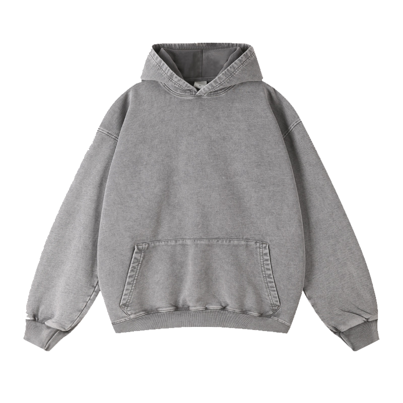 Hoodie 450g - Wax Dyed and Washed