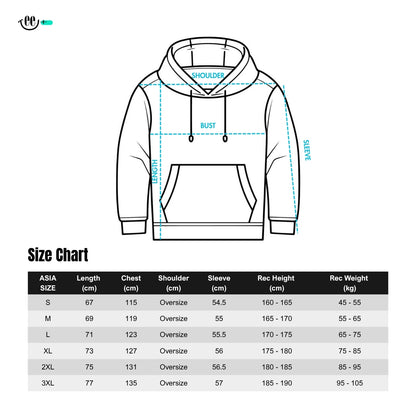 Hoodie 380g - Oversized Drop Shoulder