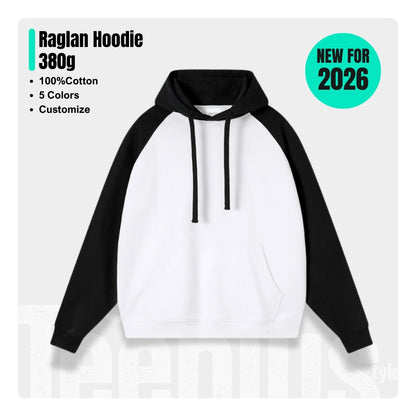 Hoodie 380g - Raglan