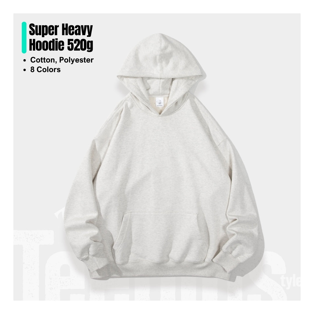 Hoodie 520g - Sueded Cotton Oversized