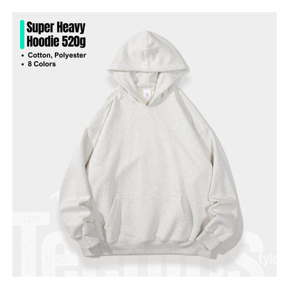 Hoodie 520g - Sueded Cotton Oversized