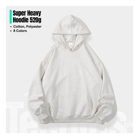 Hoodie 520g - Sueded Cotton Oversized