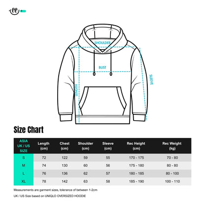 Hoodie 520g - Sueded Cotton Oversized