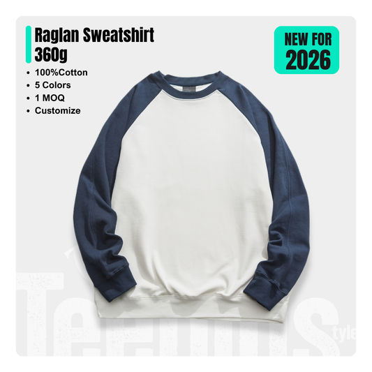 Sweatshirt 360g - Raglan Style