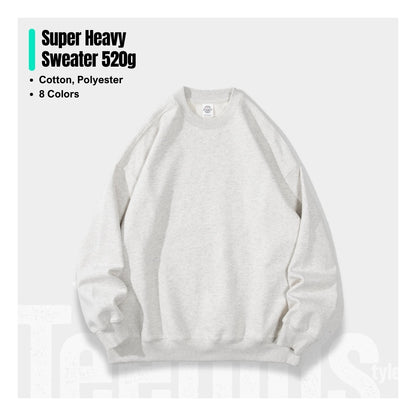 Sweatshirt 520g - Sueded Cotton Oversized