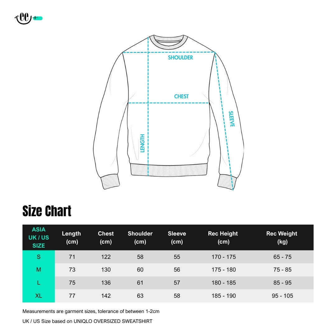 Sweatshirt 520g - Sueded Cotton Oversized