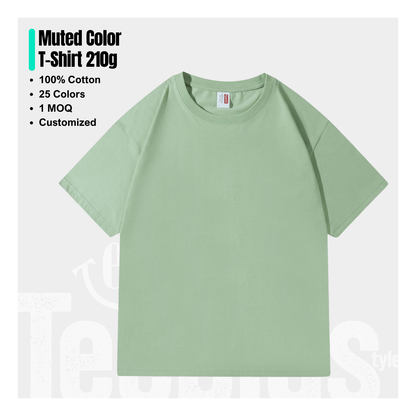 Muted Color T-Shirt (210g)