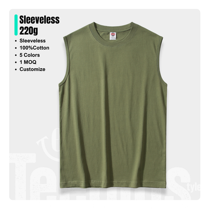 Sleeveless T-Shirt (220g)