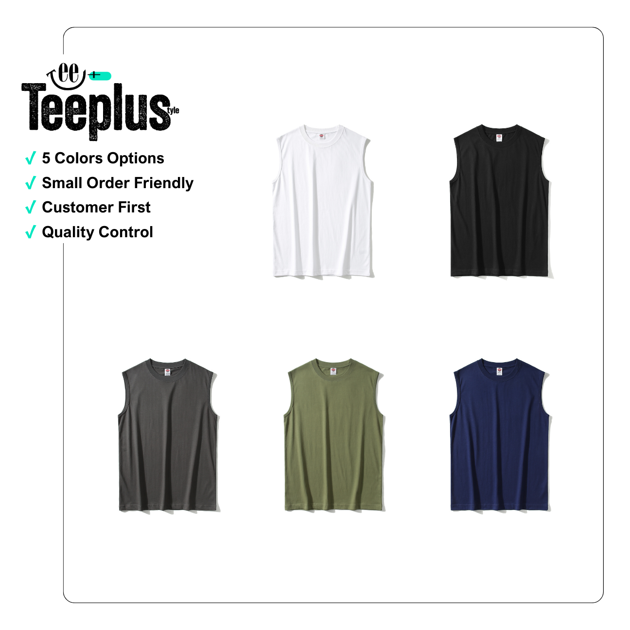 Sleeveless T-Shirt (220g)