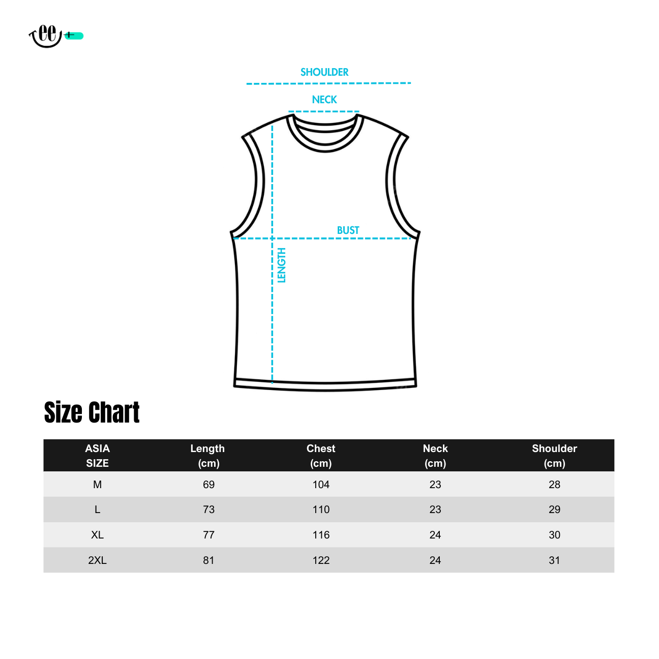 Sleeveless T-Shirt (230g)