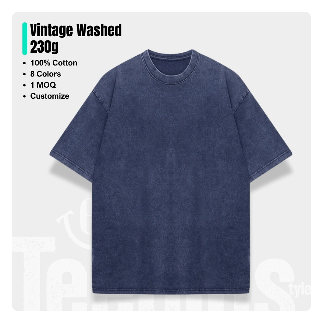 Vintage Washed T-Shirt (230g)