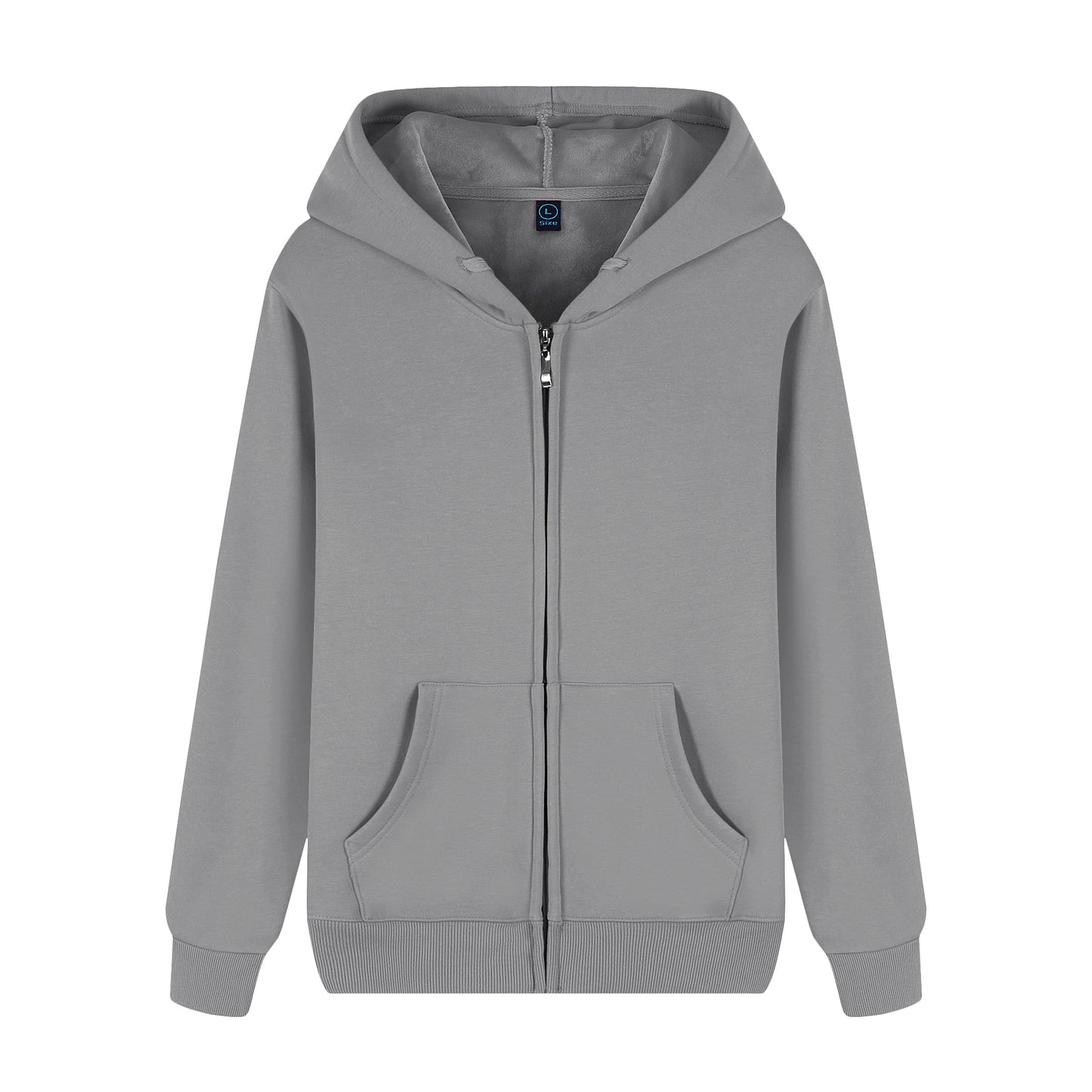 Zipped Hoodie 340 - Fleece Lined