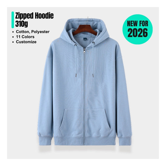 Zipped Hoodie 310g - Everyday