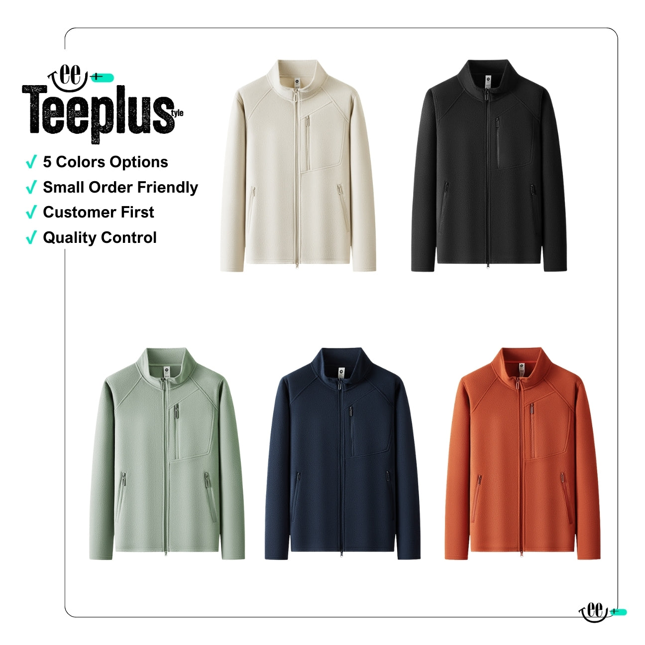Zipped Fleece 375g