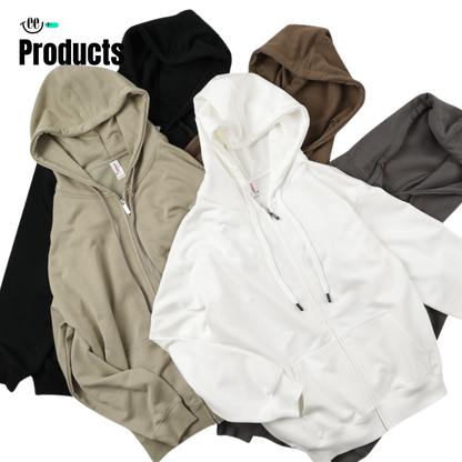 Zipped Hoodie 330g - CVC
