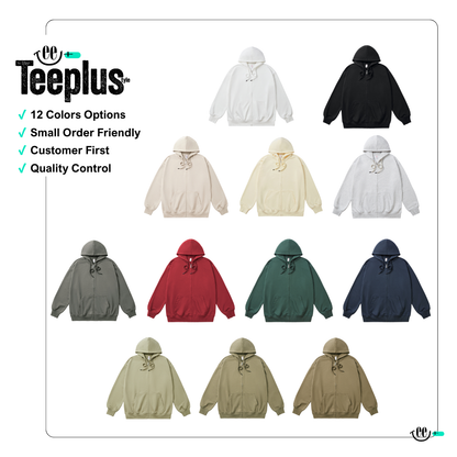 Zipped Hoodie 330g - CVC