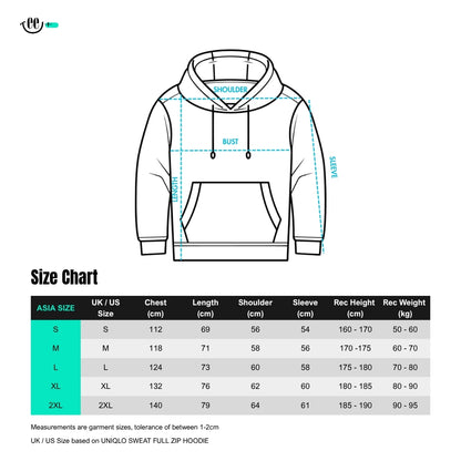 Zipped Hoodie 330g - Premium