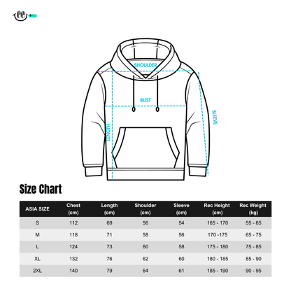 Zipped Hoodie 330g - CVC
