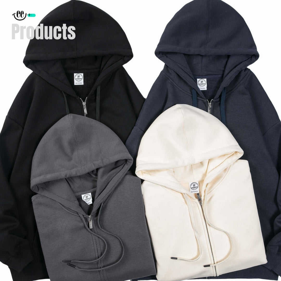 Zipped Hoodie 360g - Premium Fleece Lined